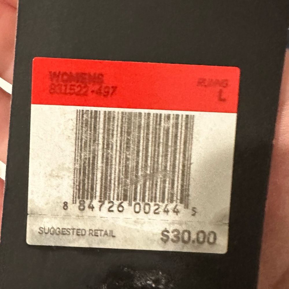 Nike Women's DRI-FIT Charcoal Gray Racerback Tank Sz L - Picture 7 of 7